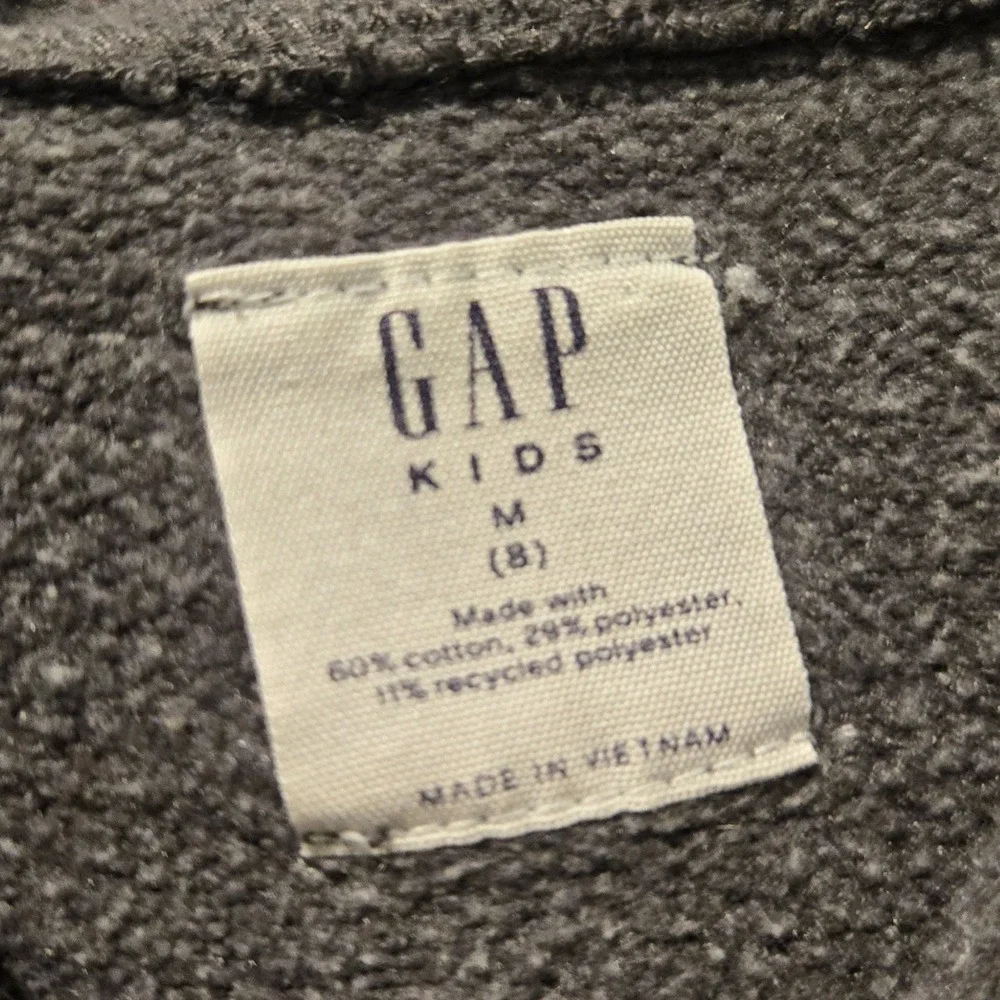 Gap Kids Girls Floral Gray Hoodie‎ Size M(8)